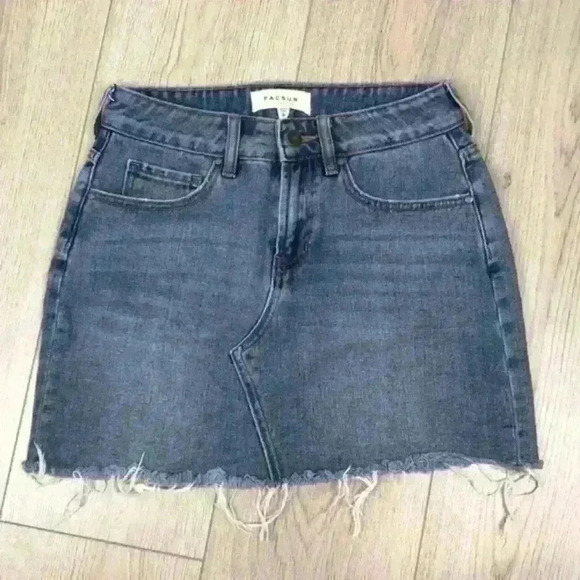 Pacsun Light Blue Jean Skirt Size 24 - Picture 2 of 8